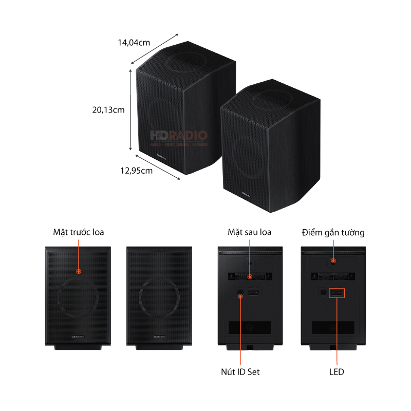 Chu thich Loa Soundbar Samsung HW-Q990B