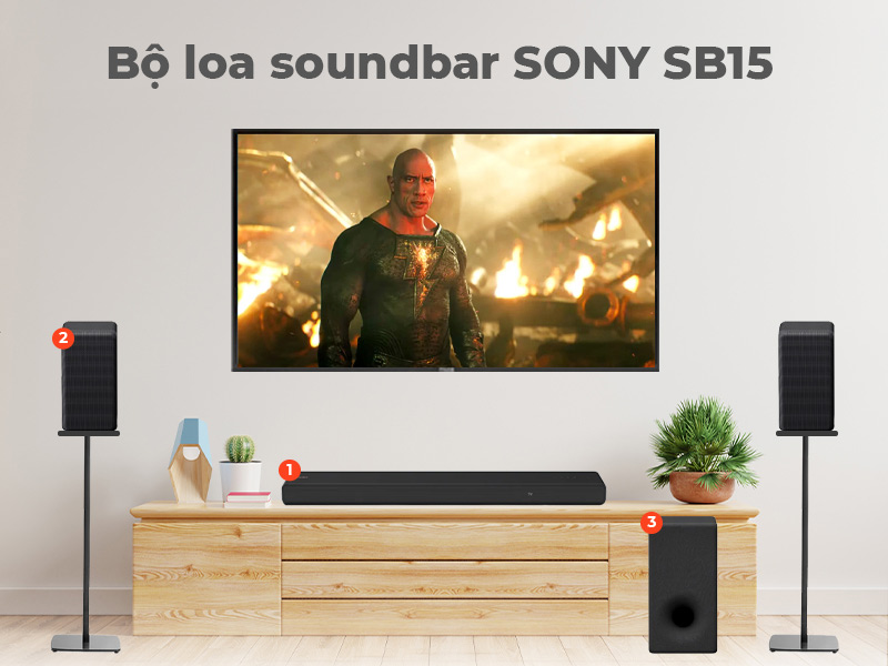 Bộ loa soundbar Sony SB15