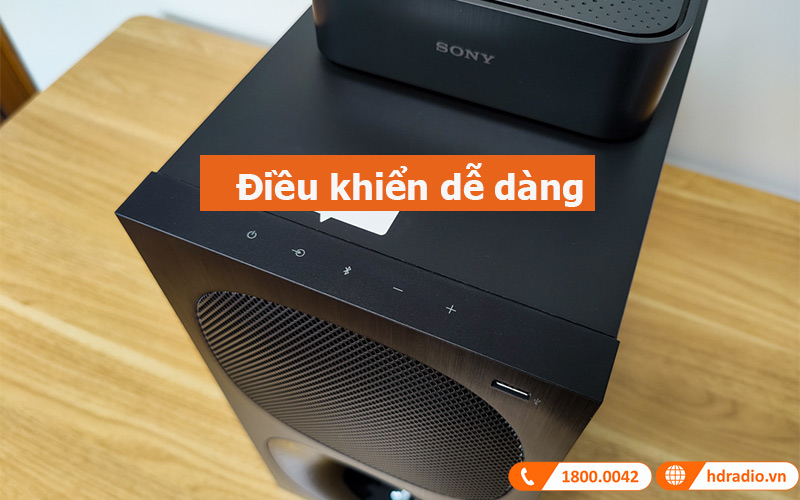 Loa soundbar Sony HT-S40R điều khiển dễ dàng