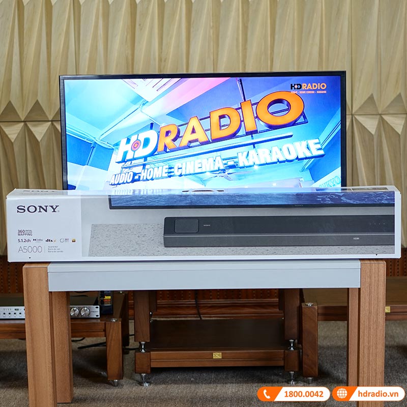 Loa Sony HT-A5000, 5.1.2 kênh, Dolby Atmos, DTS:X, Bluetooth, Wifi, Amazon Alexa, Google Assistant-1