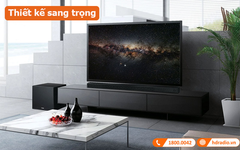 Loa soundbar Yamaha YSP-2700 thiết kế sang trọng 