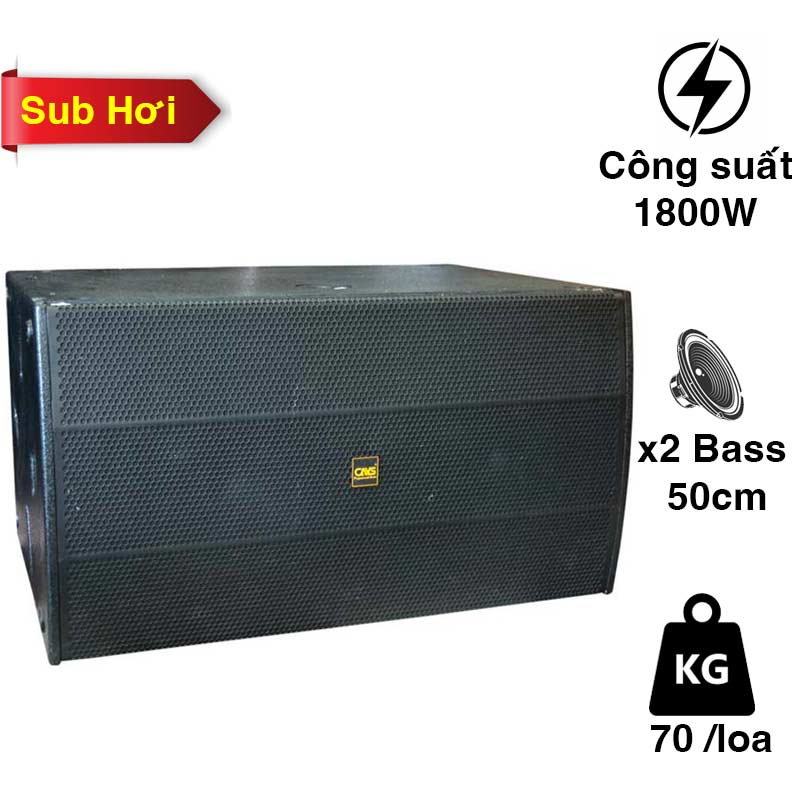 Loa Sub CAVS SKD718, 2 Bass 50cm, Công Suất 1800W