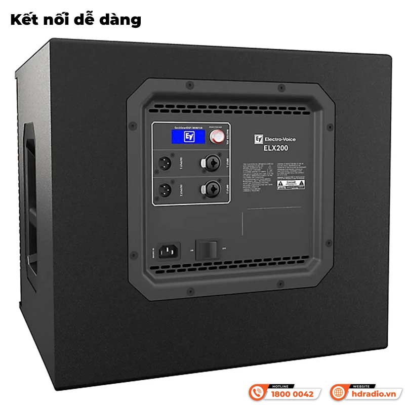 Kết nối Loa Sub EV ELX200-18SP
