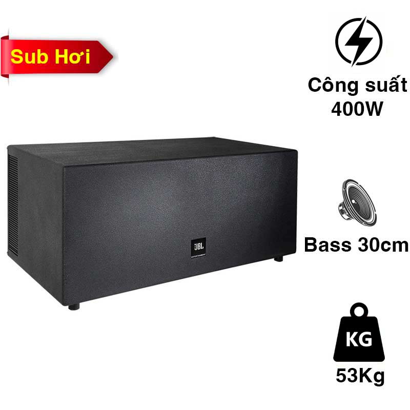 Loa Sub JBL KP25S, Sub hơi, 400W, Bass 30cm x 2