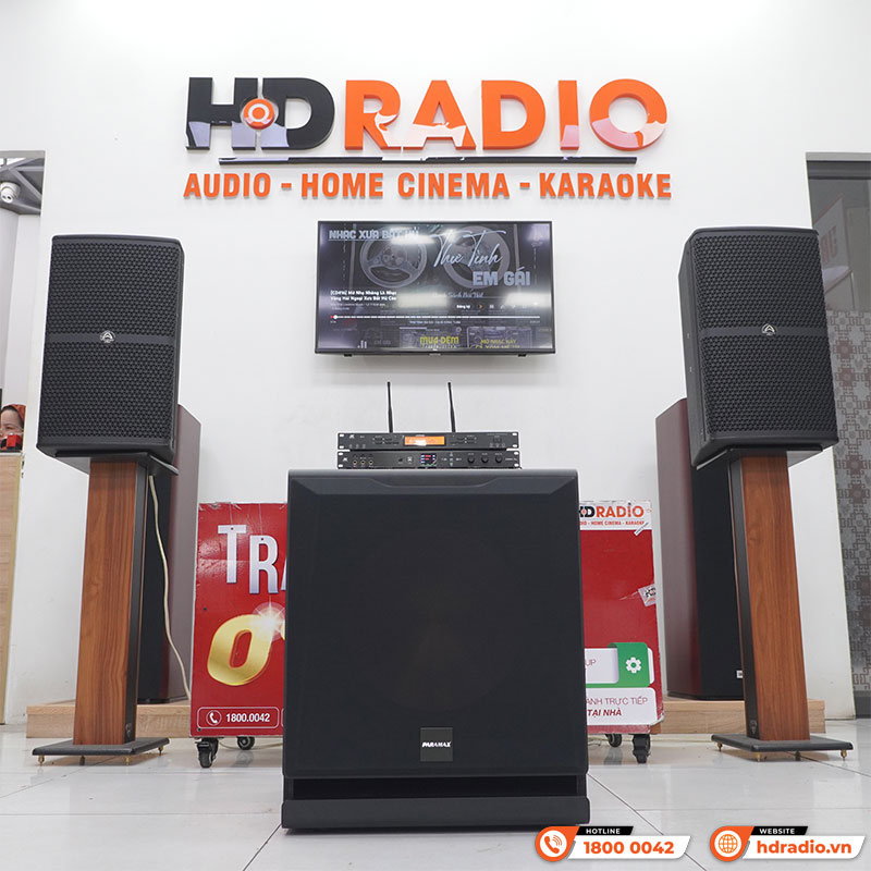 Loa Sub Paramax D40, Bass 40cm, 800W (Peak)-2