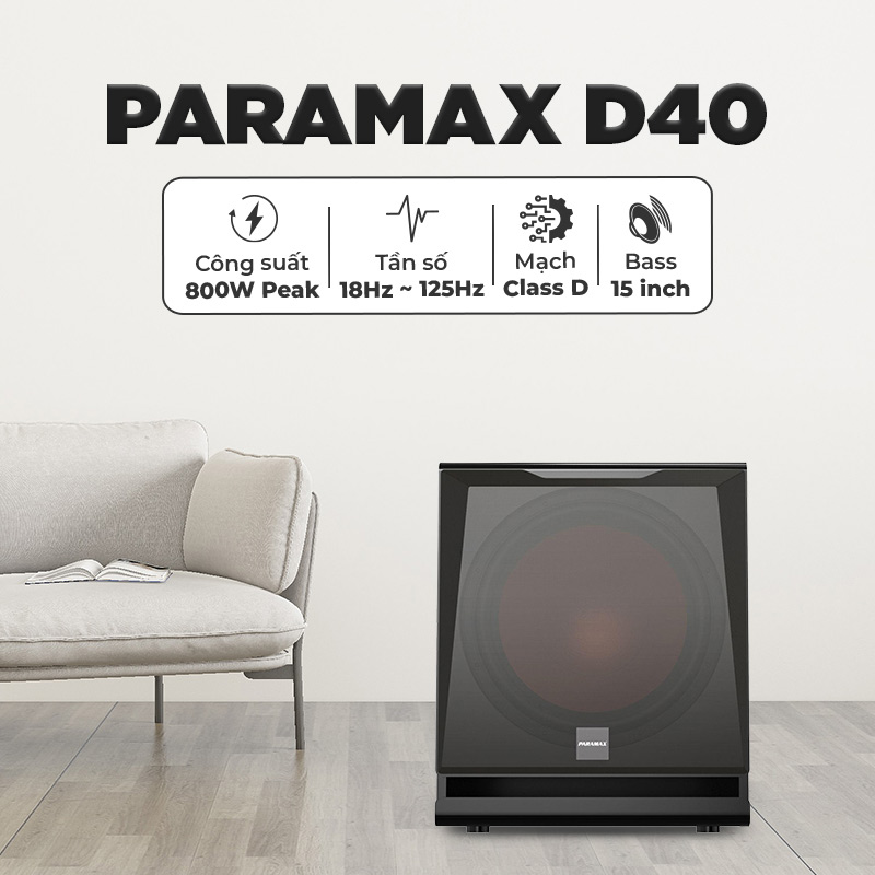 Loa Sub Paramax D40 Loa Sub Paramax D40