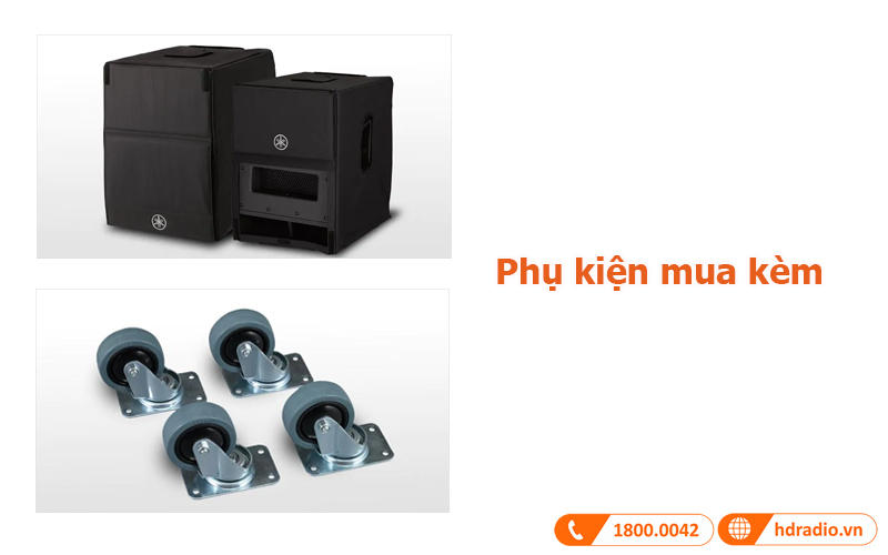 Phụ kiện mua kèm loa sub Yamaha DXS12MKII