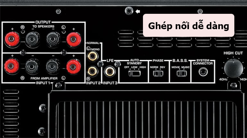 Loa Yamaha NS SW300 ghép nối dễ dàng 