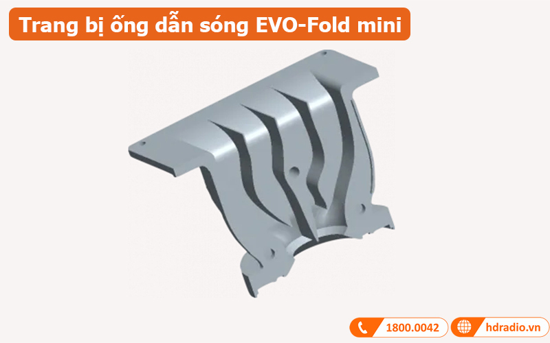 Loa Wharfedale Pro SIGMA-X15 trang bị ống dẫn sóng EVO-Fold mini