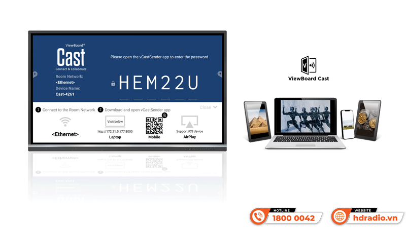 Màn hình tương tác Viewsonic IFP6550-5F