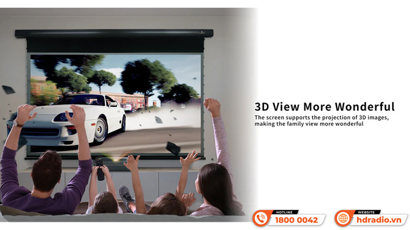 Xem 3D Màn chiếu quang học Vividstorm VMSLUST120H