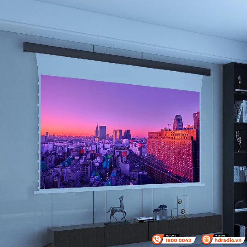 Màn chiếu điện Tab-tensioned Vividstorm VMSLW150H-4