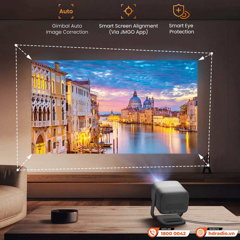 Căn chỉnh Máy Chiếu Jmgo N1s