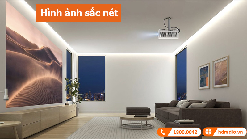 Máy chiếu ViewSonic X1 hình ảnh sắc nét