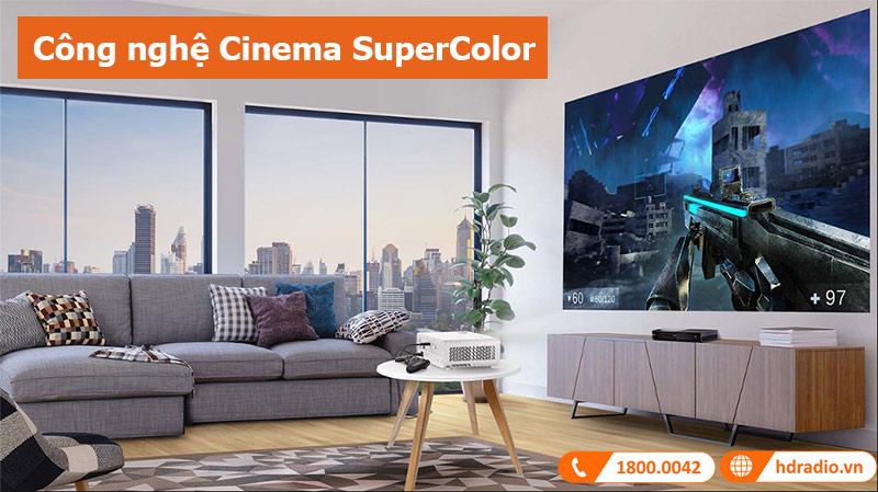 Máy chiếu ViewSonic X1 công nghệ Cinema SuperColor
