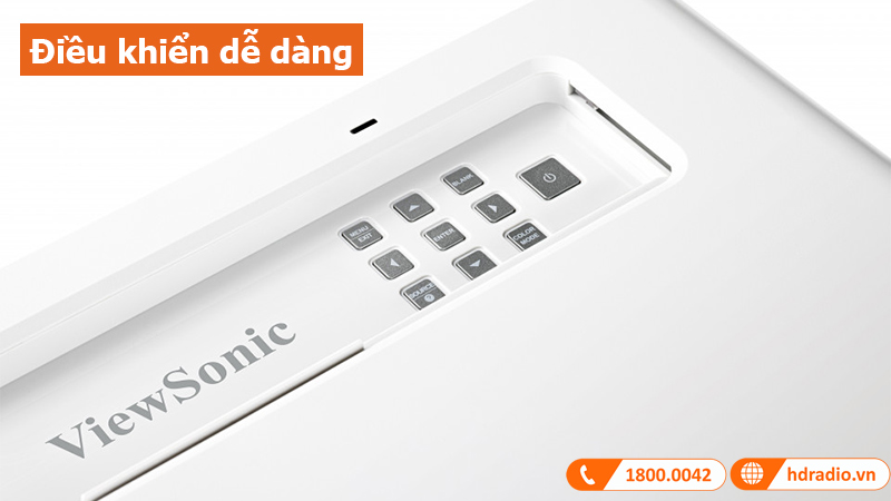 Máy chiếu ViewSonic X2 điều khiển dễ dàng