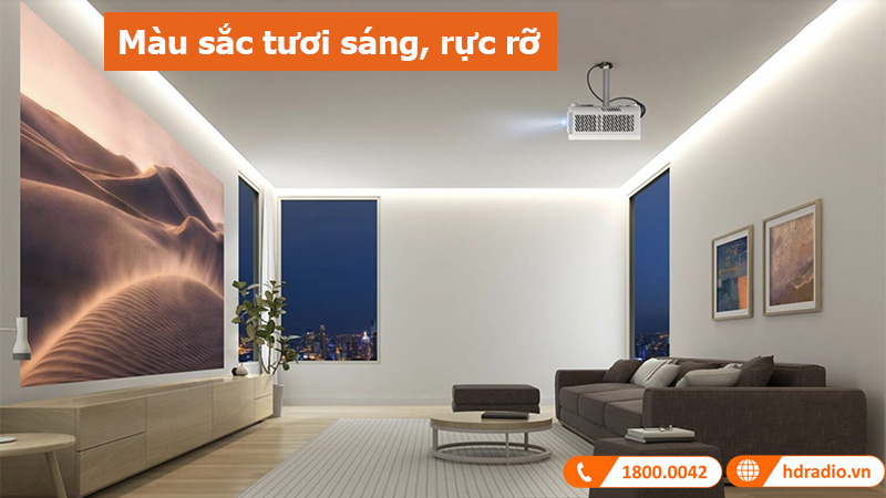 Máy chiếu ViewSonic X2 màu sắc rực rỡ