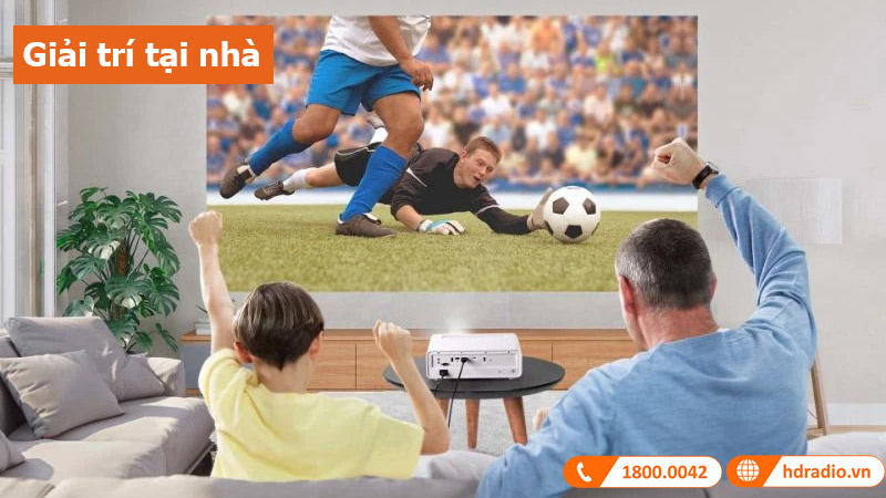 Máy chiếu ViewSonic X2 giải trí tại nhà