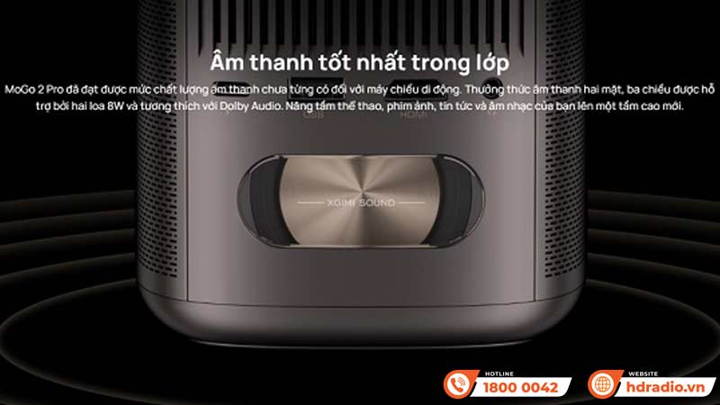 Âm thanh Máy chiếu XGIMI Mogo 2 Pro