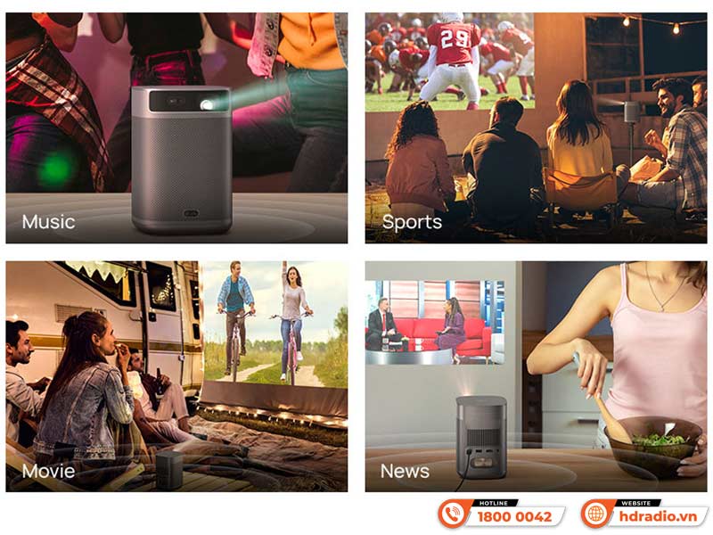 Ứng dụng Máy chiếu XGIMI Mogo 2 Pro