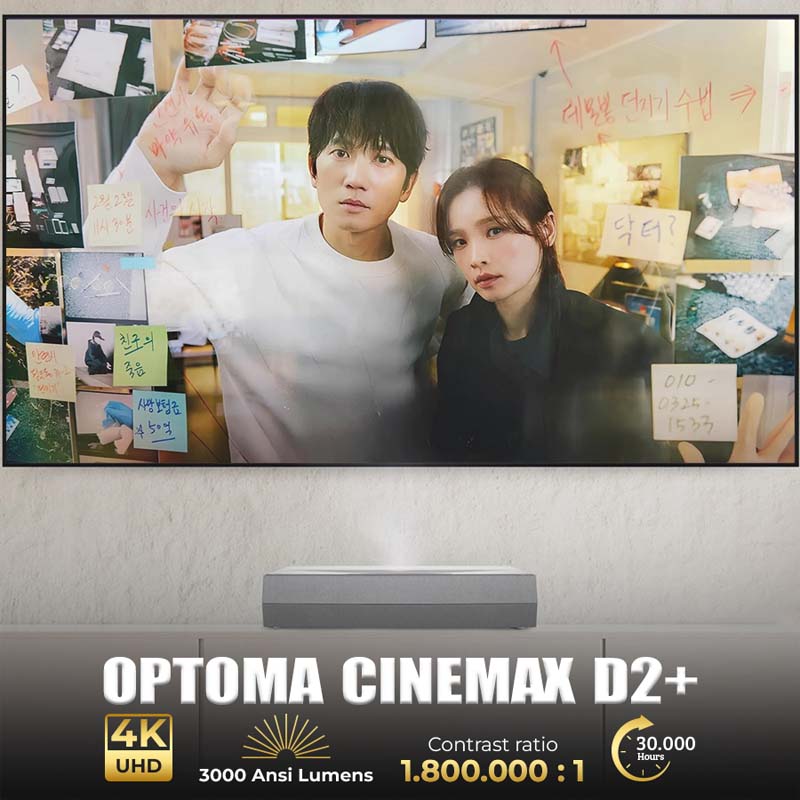 Máy Chiếu Siêu Gần Optoma CinemaX D2+ Smart (Plus)