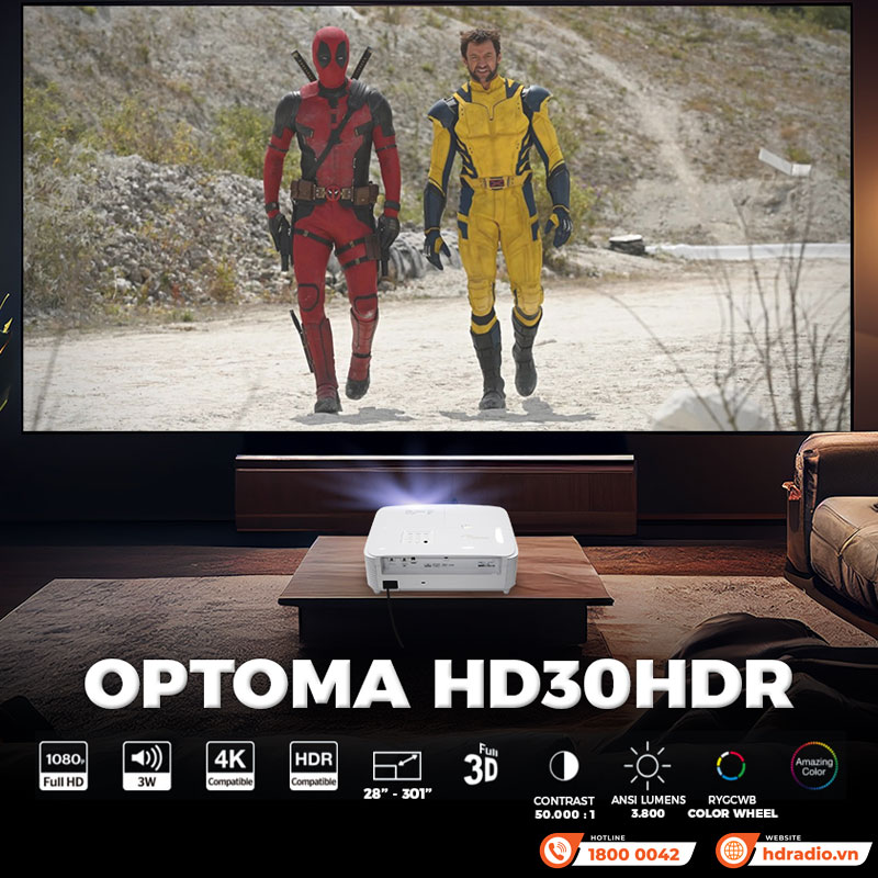 Máy chiếu Optoma HD30HDR