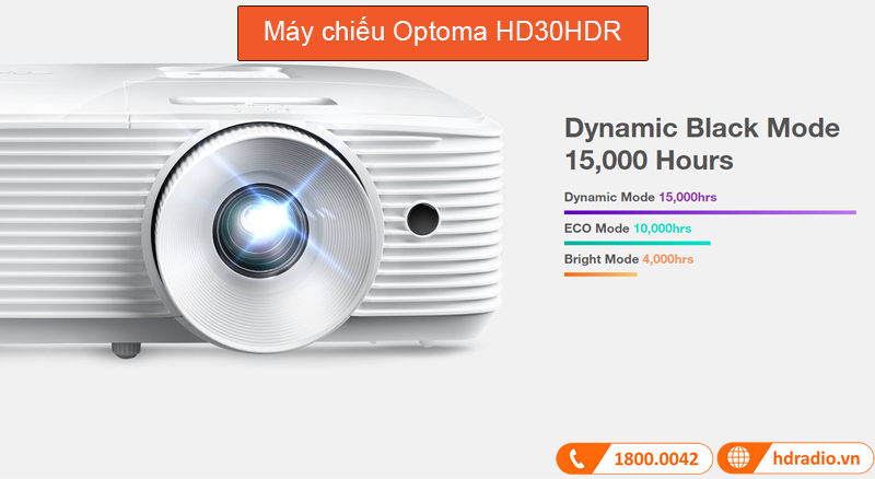 tuổi thọ bóng máy chiếu Optoma HD30HDR