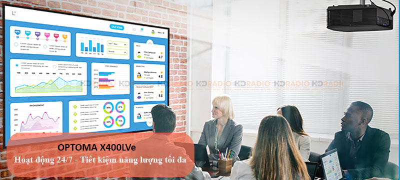 Máy chiếu Optoma X400LVe tiết kiệm năng lượng