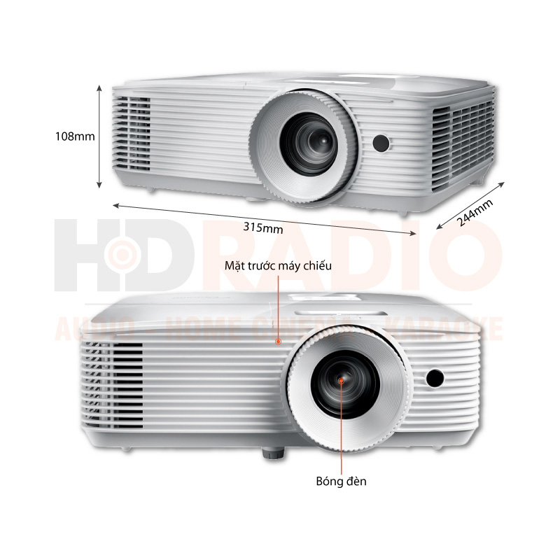 Chú thích Máy chiếu Optoma EH412