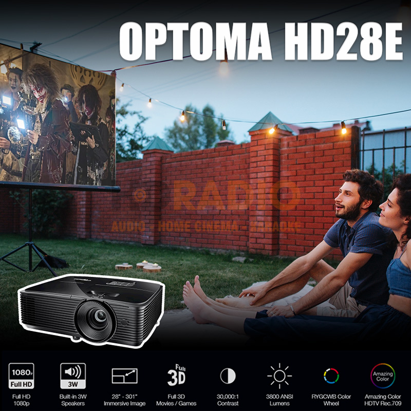 Tính năng Máy chiếu Optoma HD28E