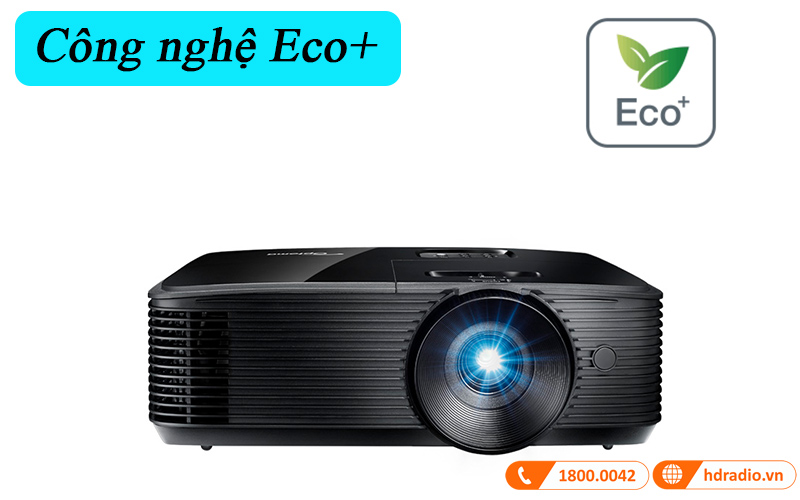 cong nghe eco+ may chieu optoma w400lve