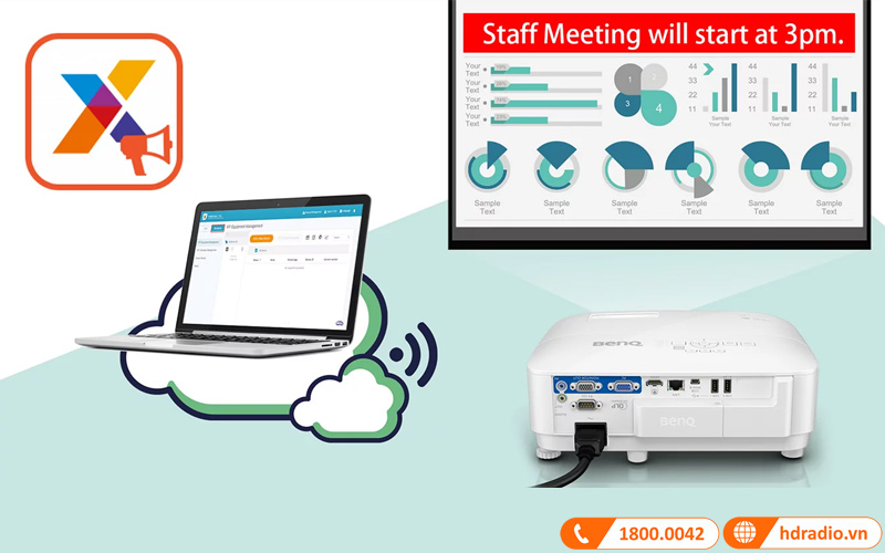 ung dung x sign broadcast 