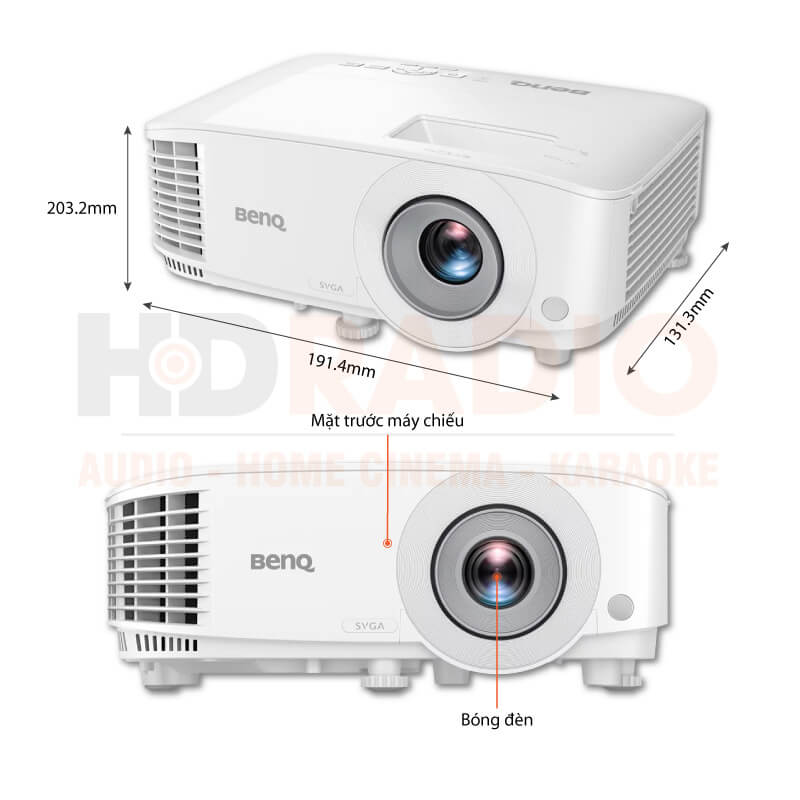 Chú thích Máy chiếu BenQ MS560