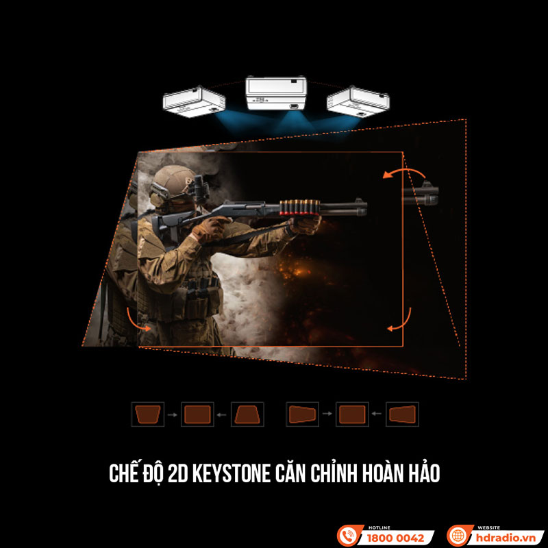 Máy Chiếu 4K BenQ TK700, 3200 ANSI Lumens, 4K HDR, Chuyên Game-7