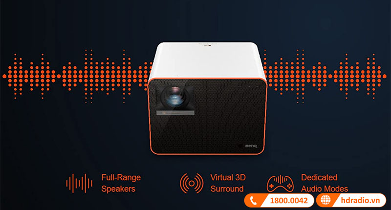 BenQ X3000i được tích hợp loa stereo 5W x 2