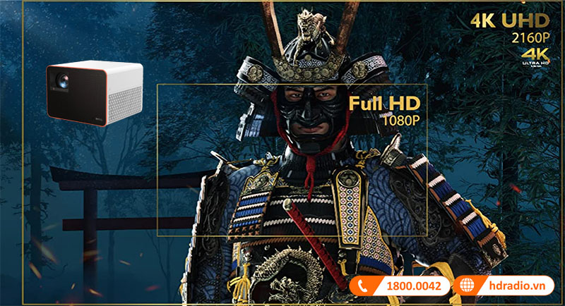 Sắc nét và rộng lớn với độ phân giải 4K