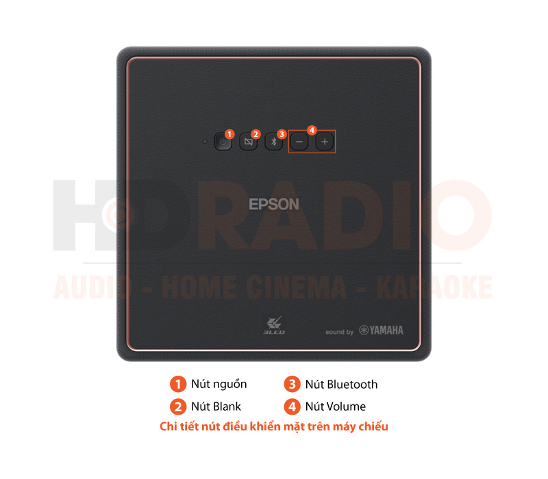 Chú thích Máy chiếu mini Epson EF-12