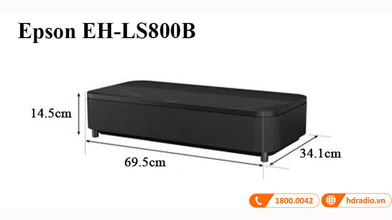 Thiết kế Máy chiếu Epson EH-LS800B