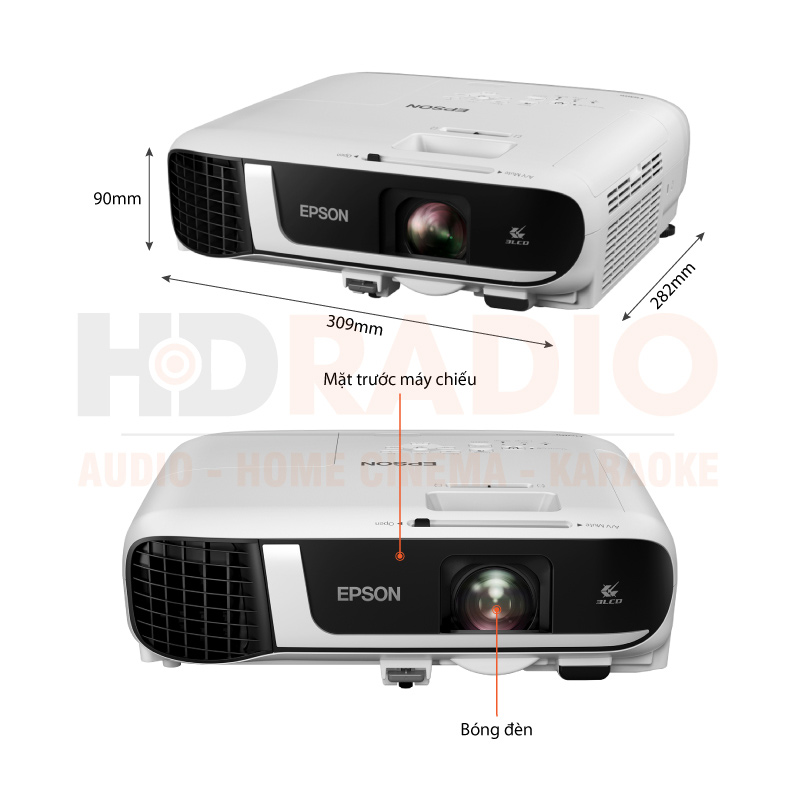Chú thích Máy chiếu Epson EB-FH52