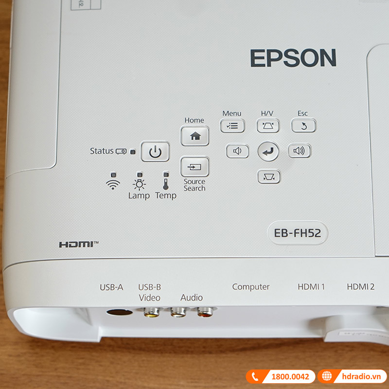 Máy Chiếu Epson EB-FH52, Độ sáng 4000 Lumens, Full HD 1920x1080-9