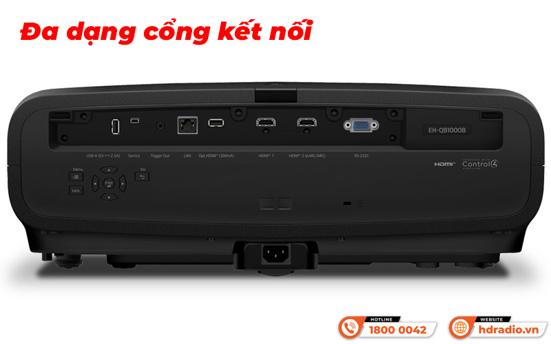 Kết nối Máy chiếu 4K Epson QB1000