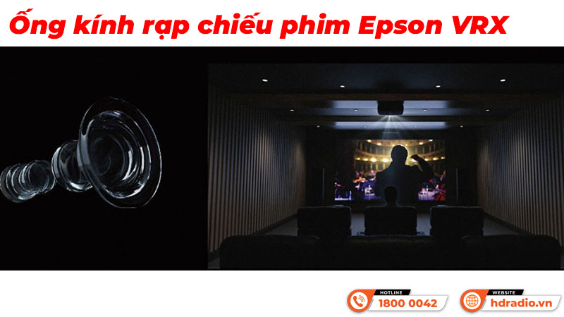 Ống kính VRX Máy chiếu 4K Epson QB1000