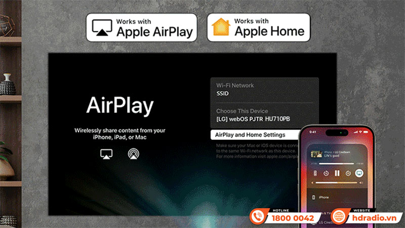 Máy chiếu 4K LG HU710PB