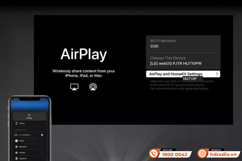 Máy chiếu 4K LG HU710PW
