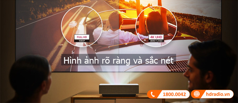 Hinh anh May chieu LG HU715QW