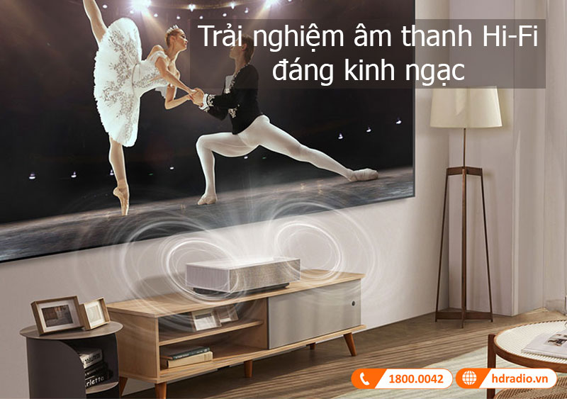 Phoi ghep May chieu LG HU715QW