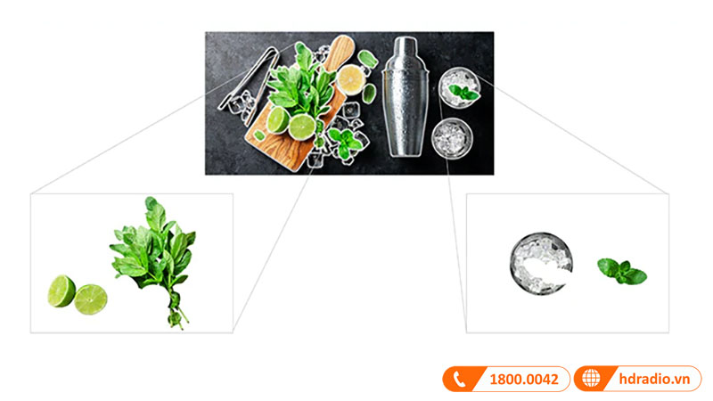 Siêu phân giải dựa trên đối tượng trên Máy chiếu 4K Sony VPL-XW7000ES