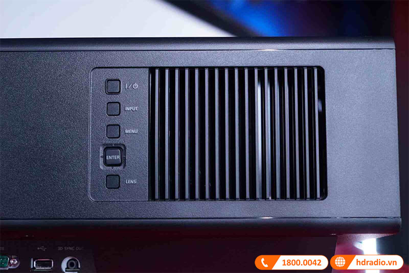 các nút tùy chỉnh ở mặt bên Máy chiếu 4K Sony VPL-XW7000ES