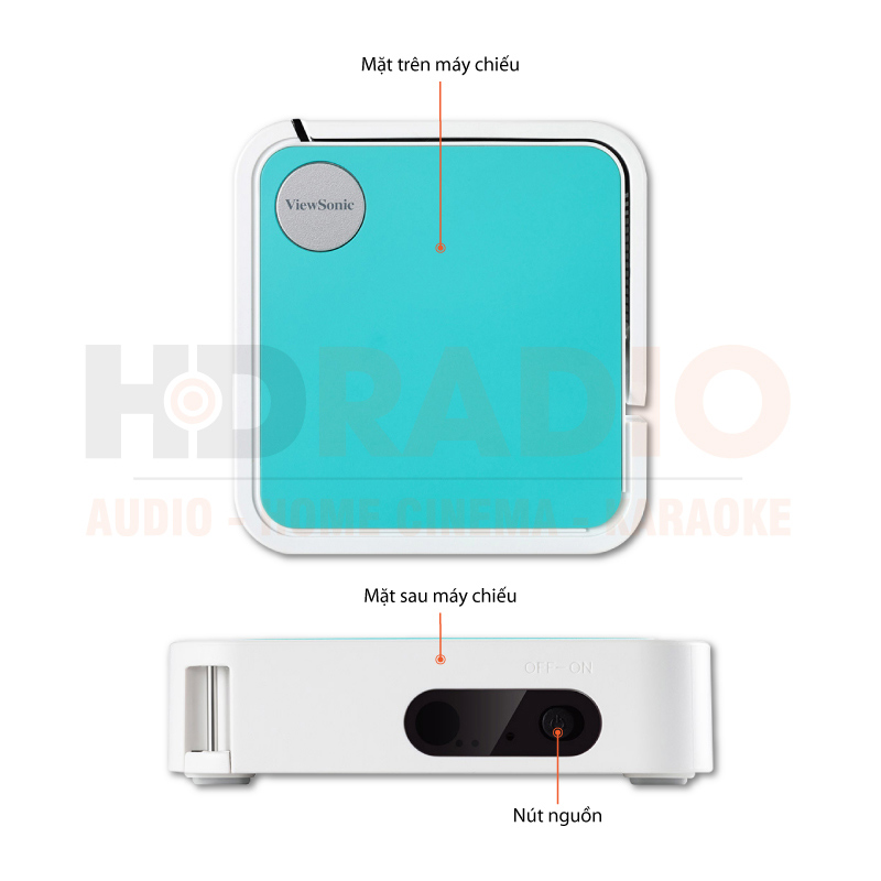 Chú thích Máy chiếu Viewsonic M1 Mini