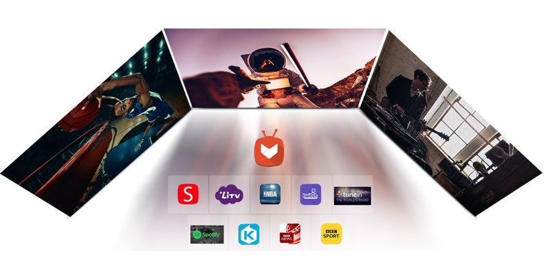 ung dung tren may chieu viewsonic m2